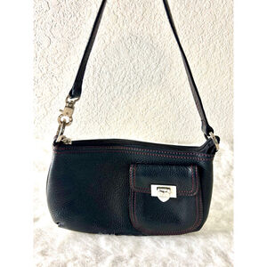 Lovcat Paris Black Pebbled Leather Minibag purse